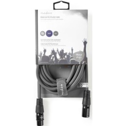 Cavo audio bilanciato XLR a 3 pin maschio-femmina 5m