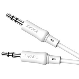 Cavo audio stereo jack audio 3.5mm 1m bianco JA004