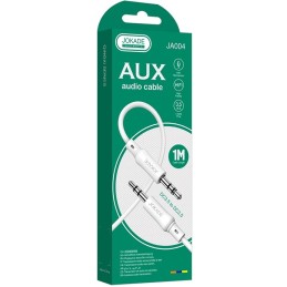 Cavo audio stereo jack audio 3.5mm 1m bianco JA004