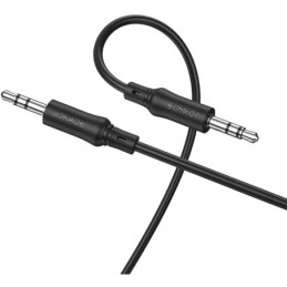Cavo audio stereo jack audio 3.5mm 1m nero JA004