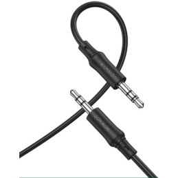 Cavo audio stereo jack audio 3.5mm 1m nero JA004