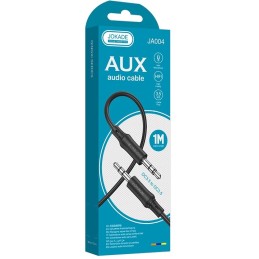 Cavo audio stereo jack audio 3.5mm 1m nero JA004