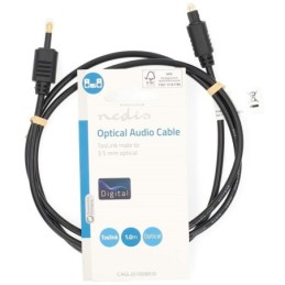Cavo audio ottico TosLink maschio - Mini-Toslink 1m