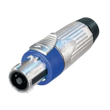 Presa volante Speakon STX argento 4P
