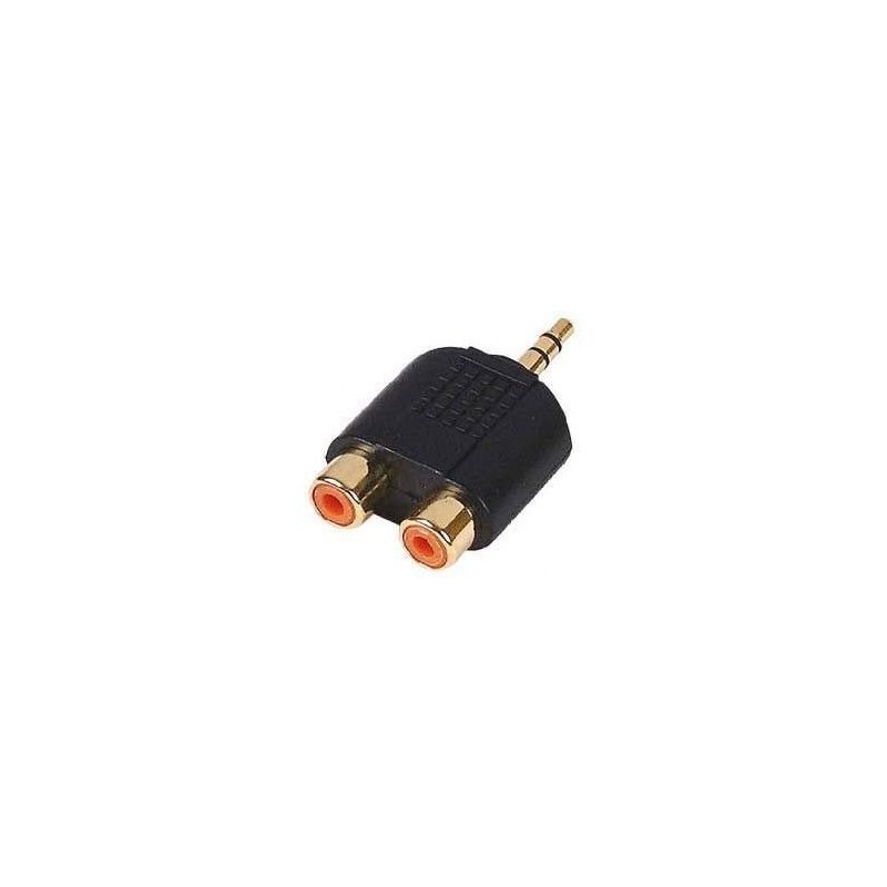 Adattatore Jack 3.5mm maschio - 2x RCA stereo