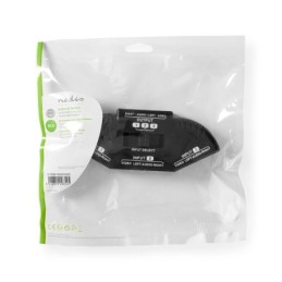 Switch AV a 3 Porte 3x Ingresso RCA (RWY) - 1x Uscita RCA (RWY) Nero