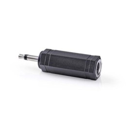 Adattatore audio mono Maschio da 3,5 mm - Femmina da 6,35 mm 10 pezzi Nero