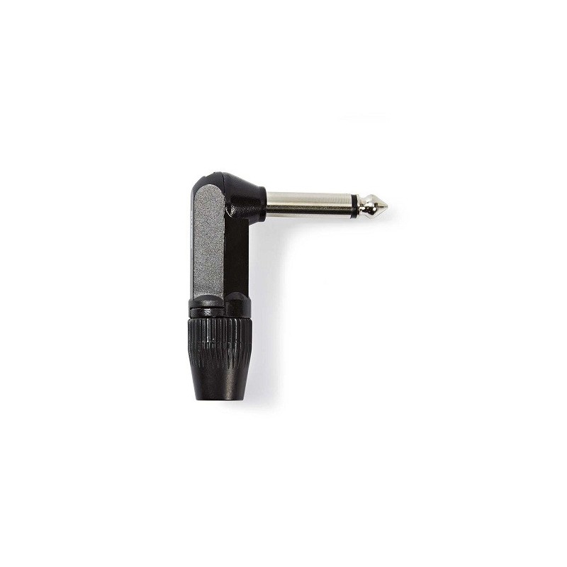 Connettore Audio Mono Maschio 6,35 mm Nero