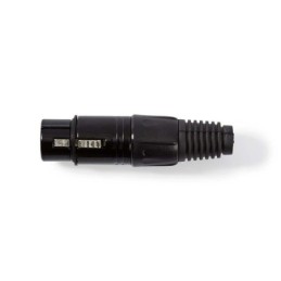 Connettore XLR Femmina a 3 pin XLR Nero
