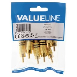 Connettore RCA Maschio Oro confezione da 10