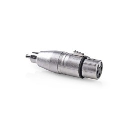 Adattatore  XLR 3 pin femmina-RCA Maschio confezione da 10