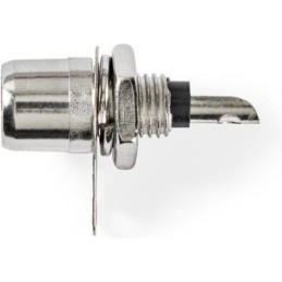 Connettore RCA maschio per cavo argento/nero confezione da 25