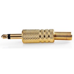 Connettore Jack Mono Maschio da 3,5mm confezione da 25 pezzi oro
