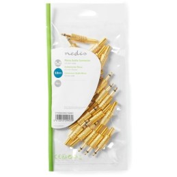 Connettore Jack Mono Maschio da 3,5mm confezione da 25 pezzi oro