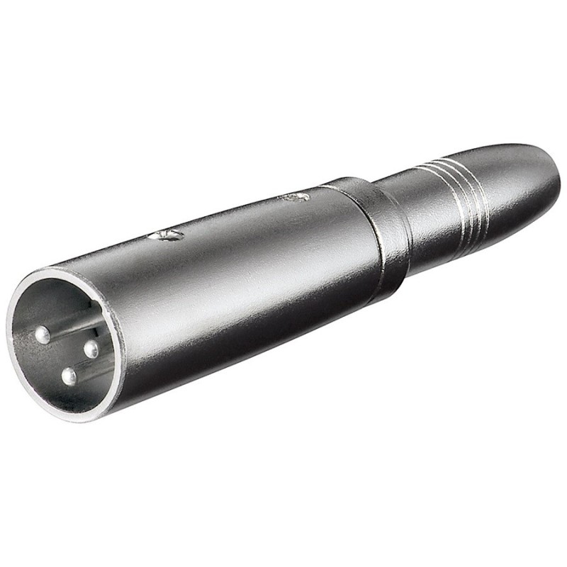 Adattatore XLR maschio 3 pin - jack 6.35mm