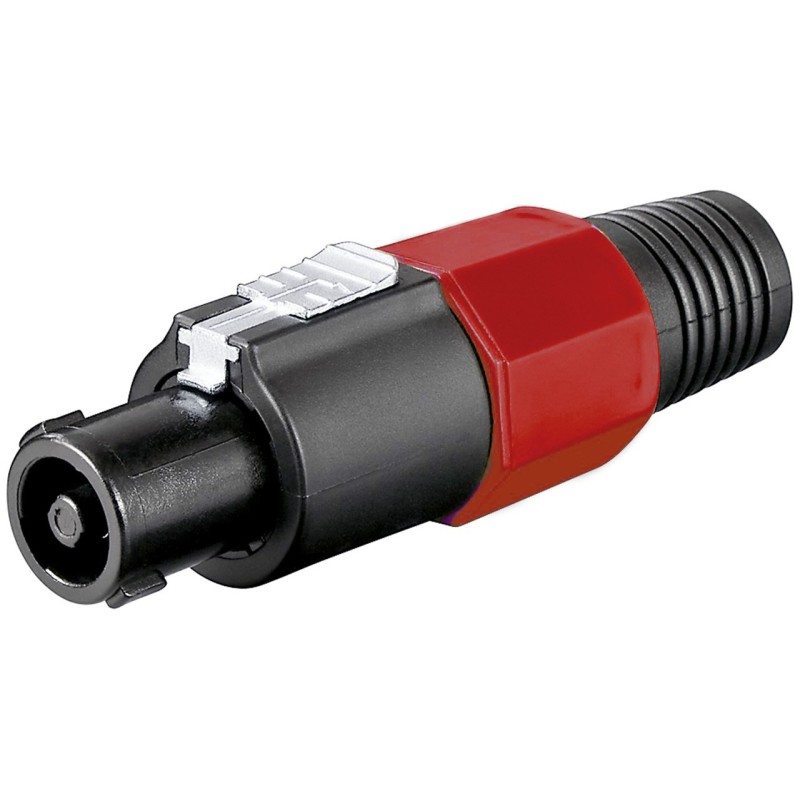 Connettore speakon 4 poli rosso