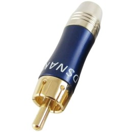 Connettore RCA maschio contatti placcati oro