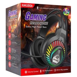 Cuffie da gaming ad archetto con microfono nere KSC-849