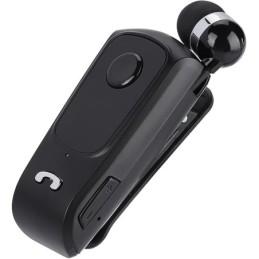 Auricolare bluetooth clip-on F920 wireless con microfono e vibrazione