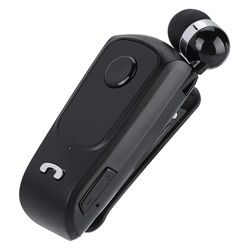 Auricolare bluetooth clip-on F920 wireless con microfono e vibrazione