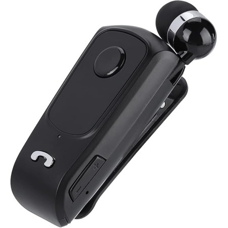 Auricolare bluetooth clip-on F920 wireless con microfono e vibrazione