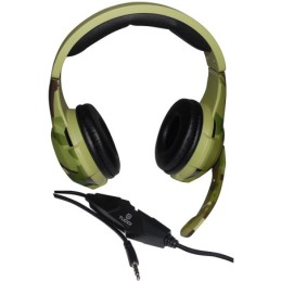 Cuffie gaming con microfono Tucci A4 - Verde chiaro camouflage
