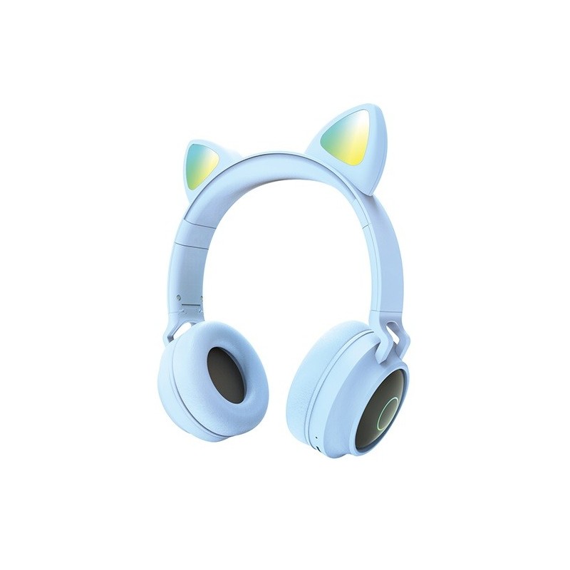 Cuffie ad archetto bluetooth blu JD012