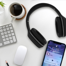 Cuffie wireless Forever BTH-505 ad archetto nere