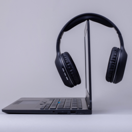 Cuffie wireless Forever BTH-505 ad archetto nere