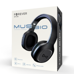 Cuffie wireless Forever BTH-505 ad archetto nere