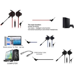 Cuffie auricolari da gioco GM-D1 con microfono vari colori