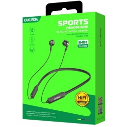 Cuffie auricolari da collo Bluetooth nere KSC-730
