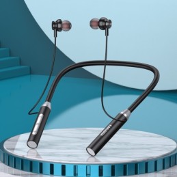 Cuffie auricolari da collo Bluetooth nere KSC-833