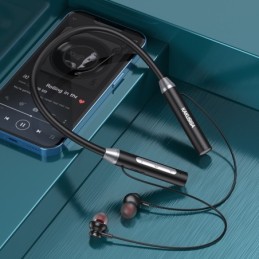 Cuffie auricolari da collo Bluetooth nere KSC-833