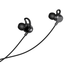 Cuffie auricolari con microfono 1.2m nere KSC-705