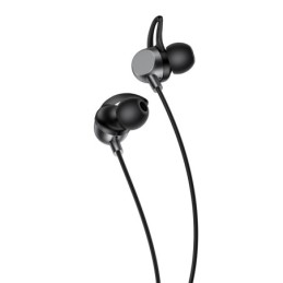 Cuffie auricolari con microfono 1.2m nere KSC-705