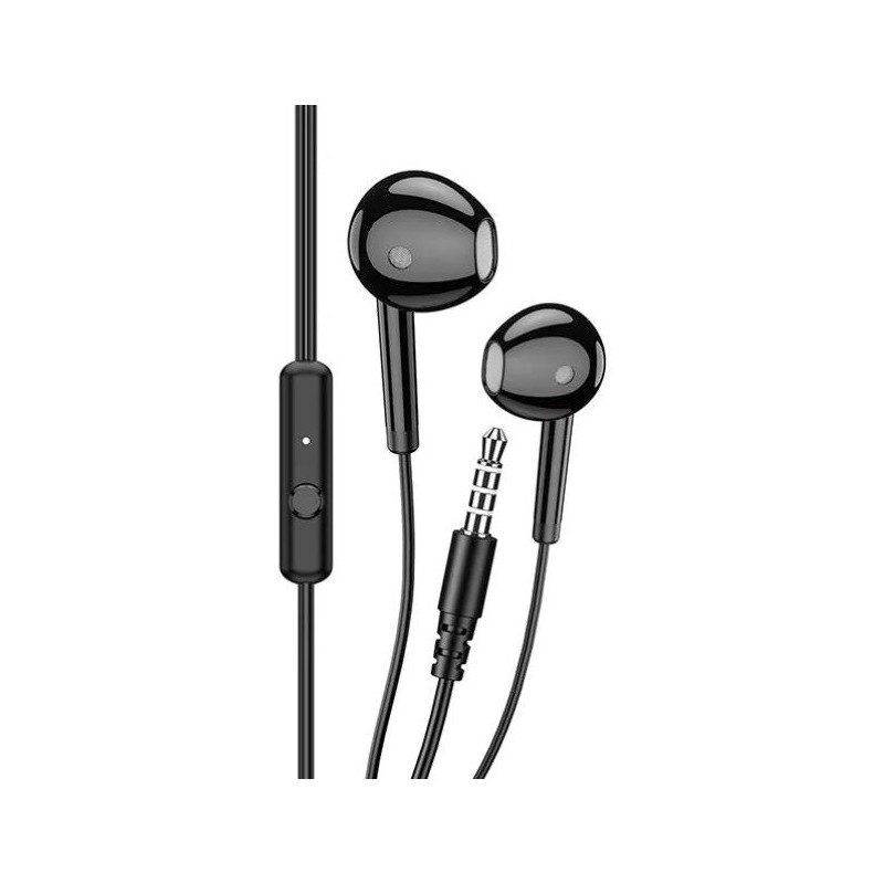 Cuffie auricolari con microfono nere KSC-1301
