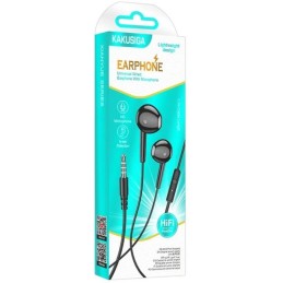 Cuffie auricolari con microfono nere KSC-1301