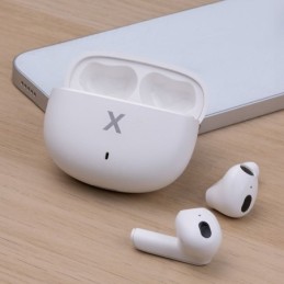 Cuffie auricolari Bluetooth bianche TWS MXBE-03