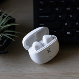 Cuffie auricolari Bluetooth bianche TWS MXBE-03