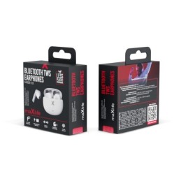 Cuffie auricolari Bluetooth bianche TWS MXBE-03