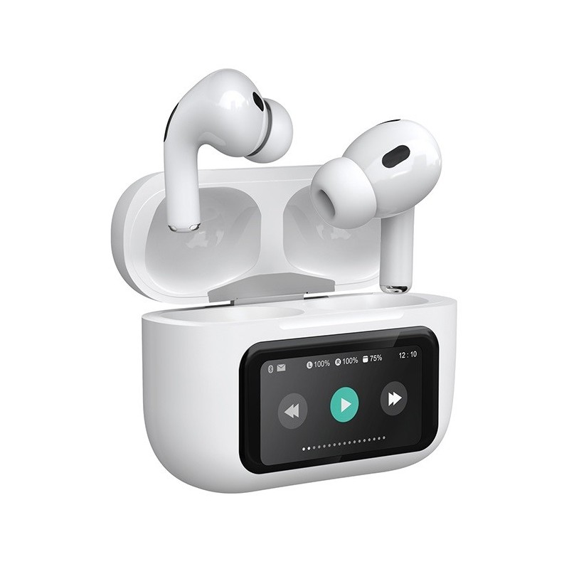 Cuffie auricolari Bluetooth con display Touch Screen LED e cancellazione rumore ANC+ENC KSC-1463