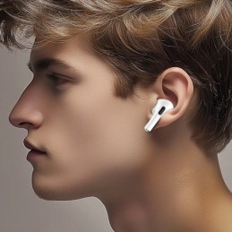Cuffie auricolari Bluetooth con display Touch Screen LED e cancellazione rumore ANC+ENC KSC-1463