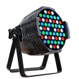 Par faro strobo 54  LED RGB x3W