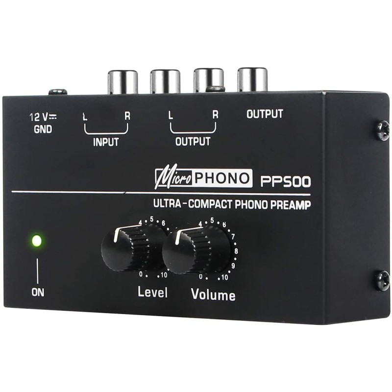 Preamplificatore  per giradischi con controlli