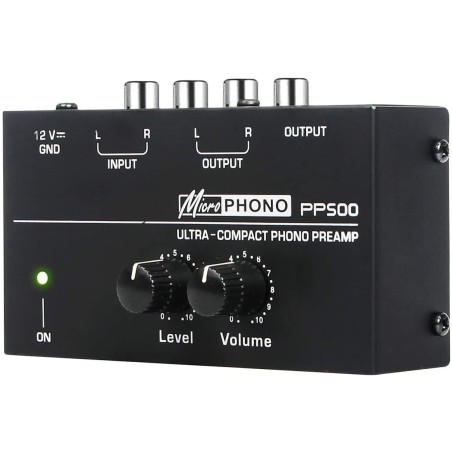 Preamplificatore  per giradischi con controlli