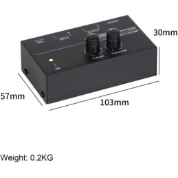 Preamplificatore  per giradischi con controlli