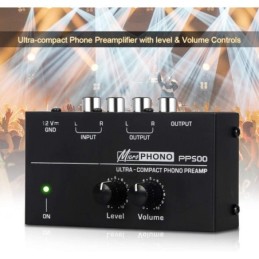 Preamplificatore  per giradischi con controlli