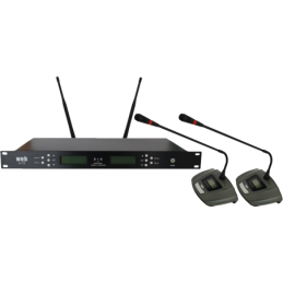 Microfono UHF wireless da tavolo U-712H kit da 2
