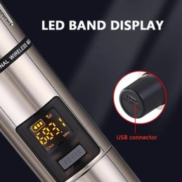 Microfono wireless ricaricabile UHF WF2024-1